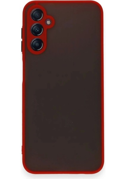 Newface Samsung Galaxy A15 4g Kılıf Montreal Silikon Kapak - Kırmızı