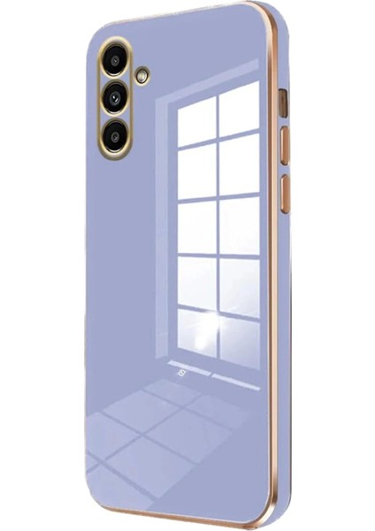 Newface Samsung Galaxy A35 5g Kılıf Volet Silikon - Mavi