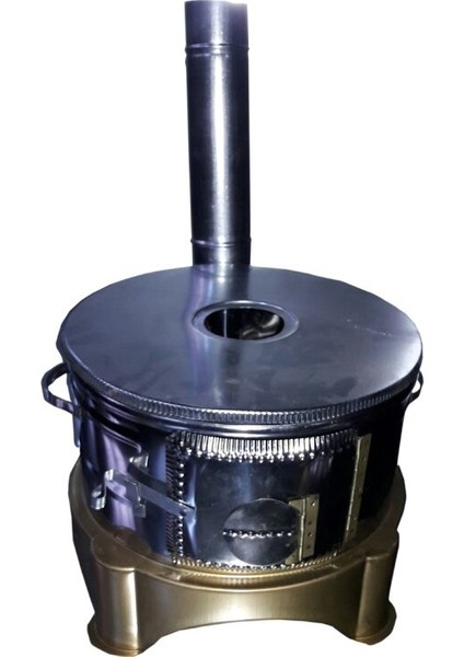 Ys Yaramış Semaverli 17 Parca Takim Güveç Toprak Tandir soba mangal kamp çadır sobası saç kavurma tavalı gözleme yufka ekmek saçlı ızgara lı göveç saç lı mangal