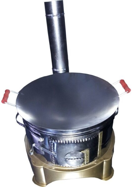 Ys Yaramış Semaverli 17 Parca Takim Güveç Toprak Tandir soba mangal kamp çadır sobası saç kavurma tavalı gözleme yufka ekmek saçlı ızgara lı göveç saç lı mangal