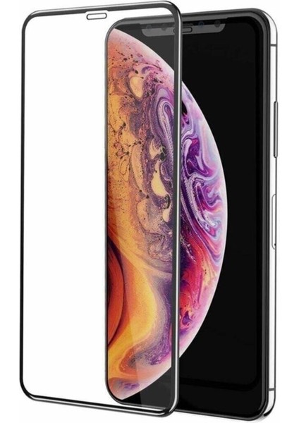 Apple iPhone X 6D Tam Kaplayan Full Cam Ekran Koruyucu