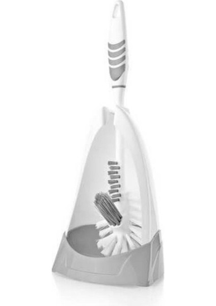 Gri Klozet Fırçası Seti ROYALEKS-TP336, Şık ve Kullanışlı Temizlik Aksesuarı