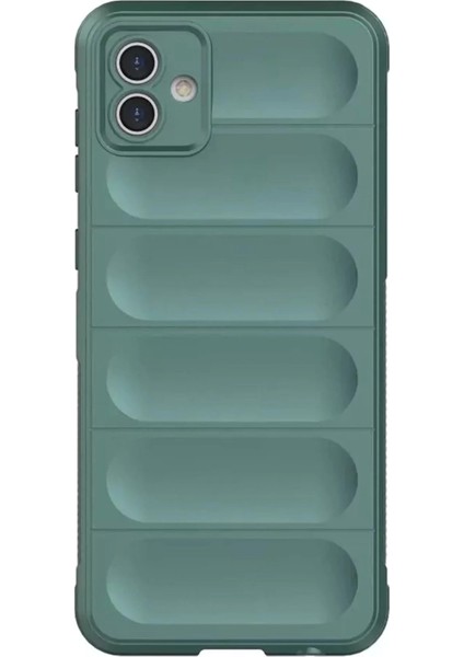 Newface Samsung Galaxy A05 Kılıf Optimum Silikon - Koyu Yeşil