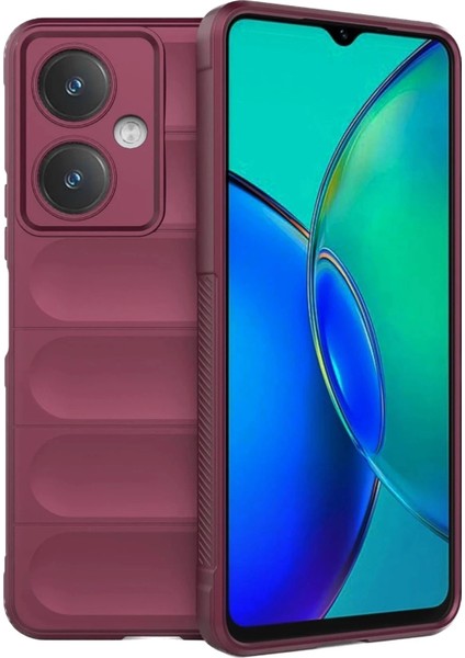 Newface Vivo Y27 Kılıf Optimum Silikon - Bordo fiyatları