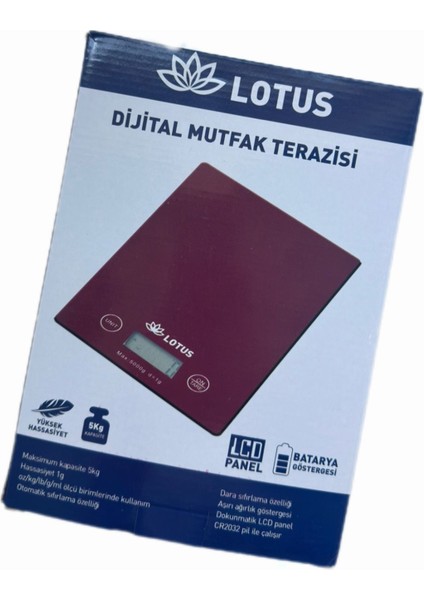 Pratik Dijital Mutfak Terazisi, Hassas Ölçüm ve Kolay Kullanım Sağlar