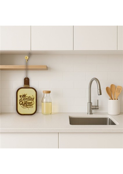 Bakıng Queen Duvar Panosu 25X12 Cm, 4 mm Kalınlık fiyatları