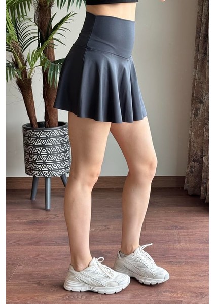 Taytlı Belize Kumaş Yumuşak Şort Etek modelleri