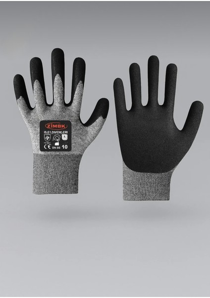 EL-155 Sandy Finish Gri Eldiven 10 Numara (12 Çift) modelleri