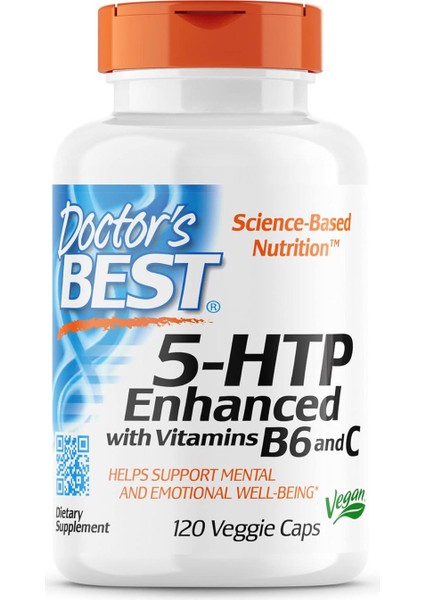 5-Htp Enhanced With Vitamins B6 & C, Doctor's Best Relax Mood Serotonin