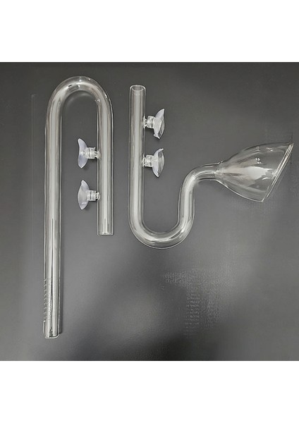 Cam Aparat Düz Emiş + Çan Ağız Veriş 17 mm Sptgl