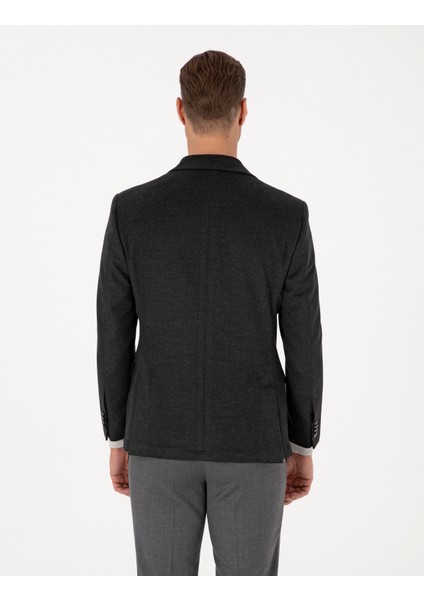 Erkek Antrasit Slim Fit Ceket 50311398-VR006 indirimleri