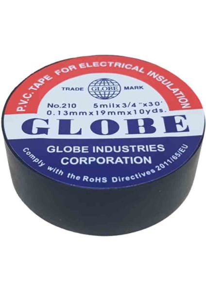 NO210-SH ,19MMX10MT 1-Adet Siyah Izole Bant