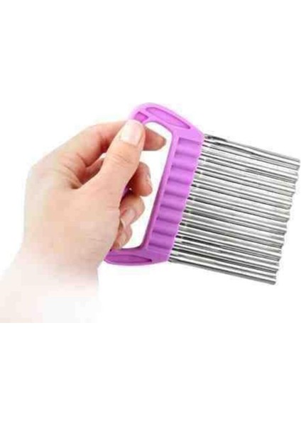 Şekilli Sebze Meyve Patates Cips Dilimleyici, Pratik ve Eğlenceli Mutfak Aleti