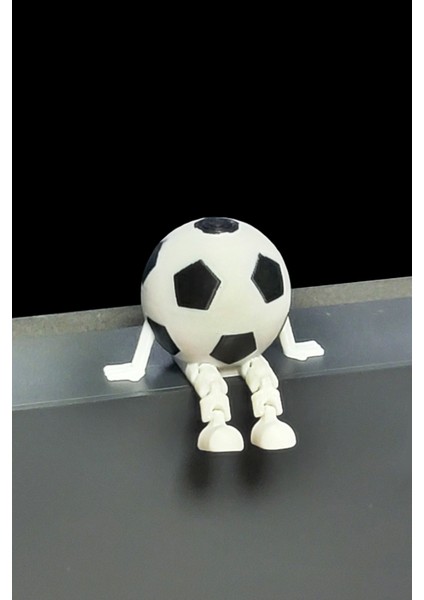 Futbol Topu Figürlü Dekoratif Masa Üstü Biblo - Bioplastik