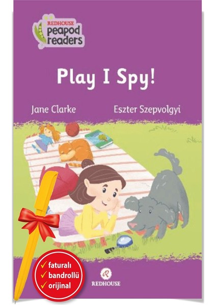 Alfa Kalem+ Play I Spy ! -Peapod Readers -10 (Jane Clarke) Yeni Redhouse Kitap Ingilizce