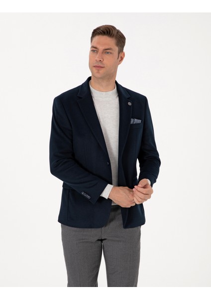 Erkek Lacivert Slim Fit Ceket 50311398-VR033 modelleri