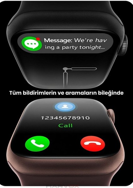 Watch 10 Mini Akıllı Saat Hediye Dolu Kutu Içeriği 3 Kordon ve Bileklik Zarafetlerle Dolu Kutu