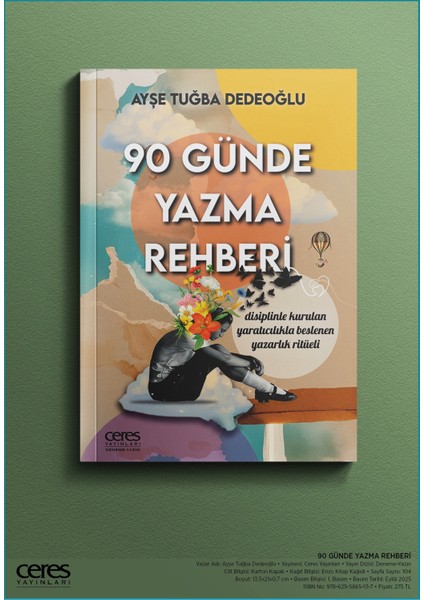 90 Günde Yazma Rehberi Ayşe Tuğba Dedeoğlu 9786255865137 modelleri