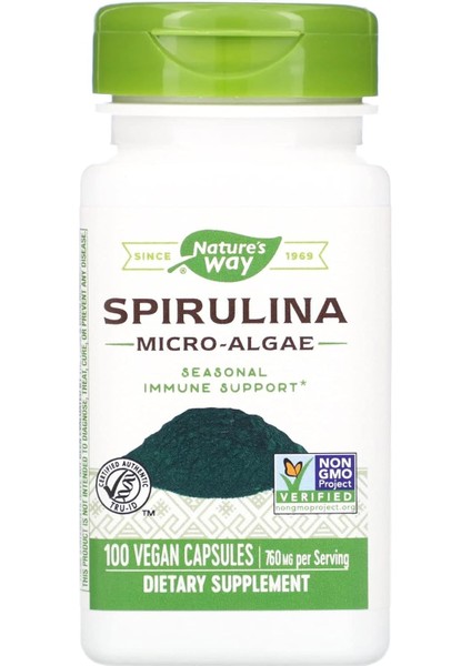 Spirulina Micro-Algae 380 Premium Mineral Sodium Sodyum Vitamin A As Beta Carotene Immune