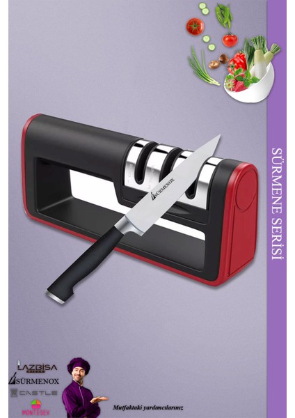 Profesyonel 3 Açılı Elmas Seramik ve Çelik Bileme Aleti