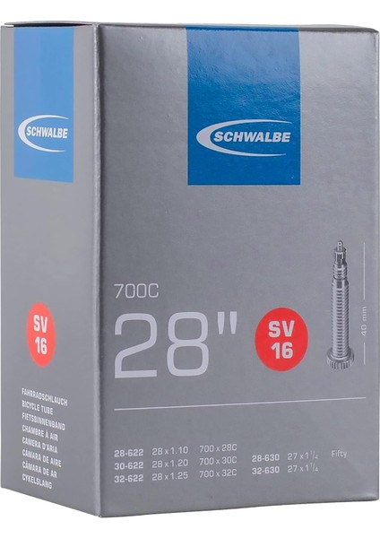 700X28/32C Iç Lastık SV16 40/62-584/635 Ib 40MM 10431343