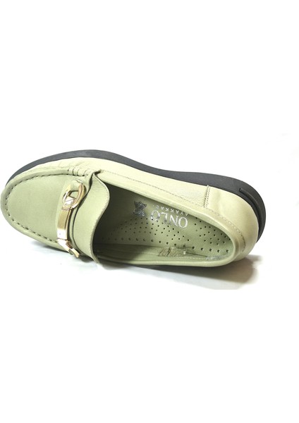 730 Hakiki Deri Ortopedik Dolgu Topuklu Kadın Anne Ayakkabı fırsatları