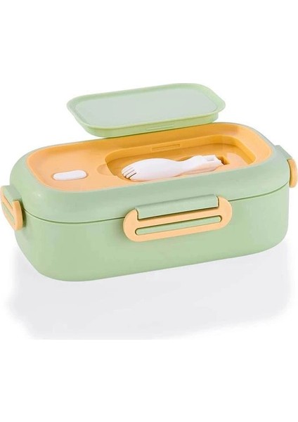Vagonlıfe BL2106 Paslanmaz Çelik Yemek Kabı - Lunch Box 2 Bölmeli 550 ml Yeşil fiyatları