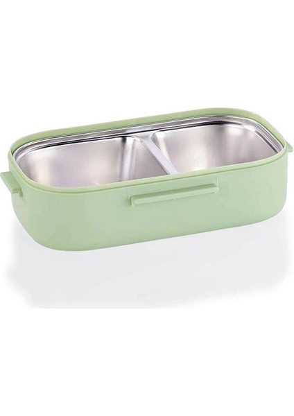 Vagonlıfe BL2106 Paslanmaz Çelik Yemek Kabı - Lunch Box 2 Bölmeli 550 ml Yeşil modelleri