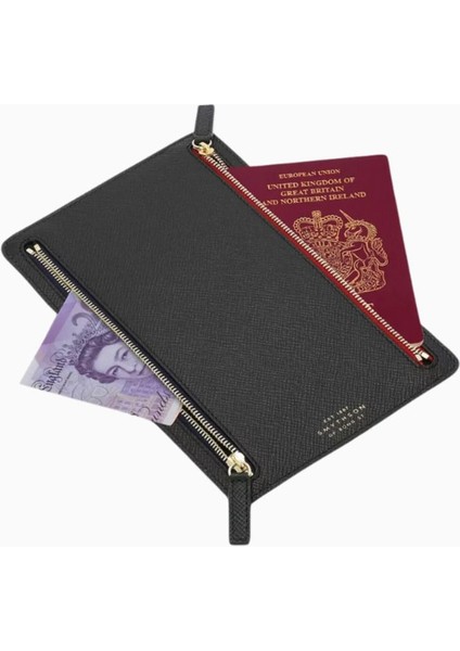Panama Deri Multi-Zip Kese, Lüks Seyahat Aksesuarı modelleri