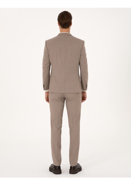 Erkek Bej Ex. Slim Fit Takım Elbise 50311536-VR011 indirimleri