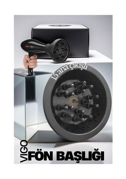 Profesyonel Fön Için Difüzör Vigo Başlık 719410 fiyatları