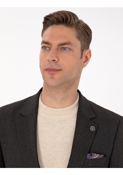 Erkek Kahverengi Slim Fit Takım Elbise 50311523-VR029 fiyatları