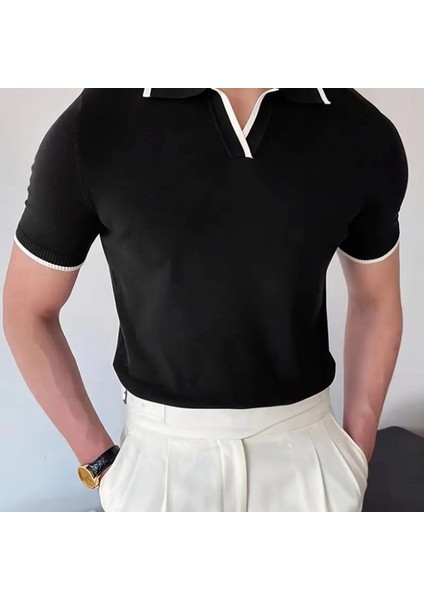 Erkek Uzun Kollu Yakalı Triko Bluz modelleri