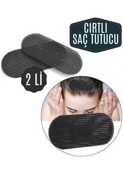 Saç Tutucu Cırt Bant 2 Adet