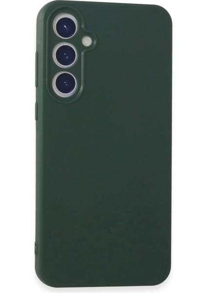 Newface Samsung Galaxy A55 5g Kılıf First Silikon - Koyu Yeşil