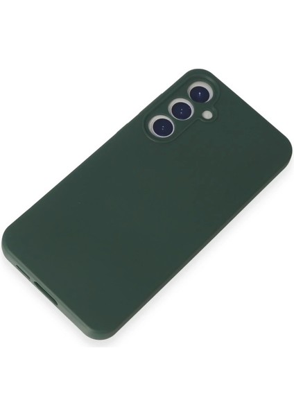 Newface Samsung Galaxy A55 5g Kılıf First Silikon - Koyu Yeşil fırsatları