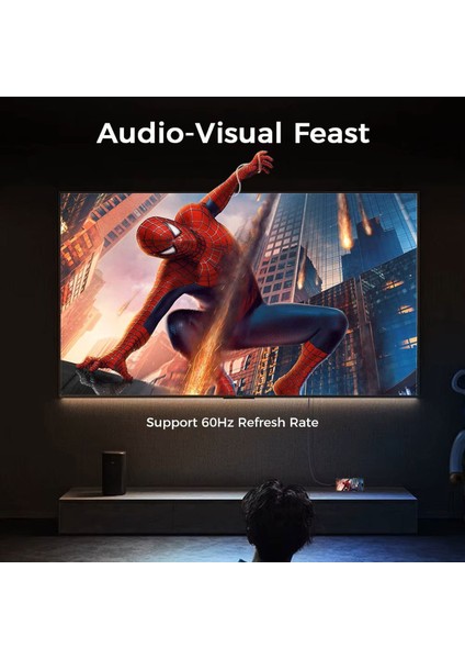 Type-C To HDMI Kablo 2m, 4K 60Hz, HDMI 2.0 (Levels-Ch4-2m)