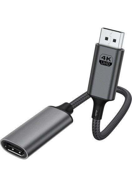 Displayport To HDMI Çevirici Kablo 20CM, 4K 30Hz (LEVELS-CNV13)