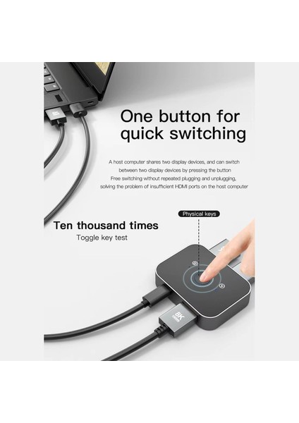 MF-SWC20 2 Port 8k HDMI Switch (Çift Yönlü) fırsatları