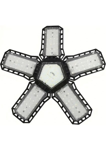 60W 5 Kanatlı LED Ampul E27 Yüksek Tavan Beyaz Renk - 6600 Lümen