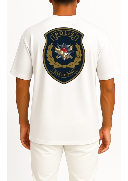 Oversize Pöh Cep ve Sırt Tasarımlı Unisex T-Shirt fiyatları