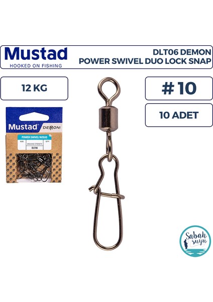 Demon DLT06 Klipsli Fırdöndü #10 12KG (10 Adet)