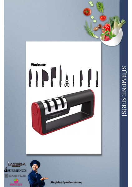 Çok Açılı Profesyonel Bıçak Bileme Aleti, Elmas, Seramik, Tungsten, Çelik Bileme Aparatı modelleri