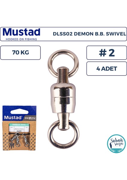 Demon DLSS02 Bilyalı Fırdöndü #2 70KG (4 Adet)
