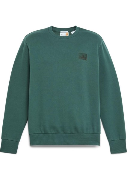 Silicon Badge (Bb) Crew Neck Erkek Yeşil Sweatshirt TB0A6HSQ3171 indirimleri
