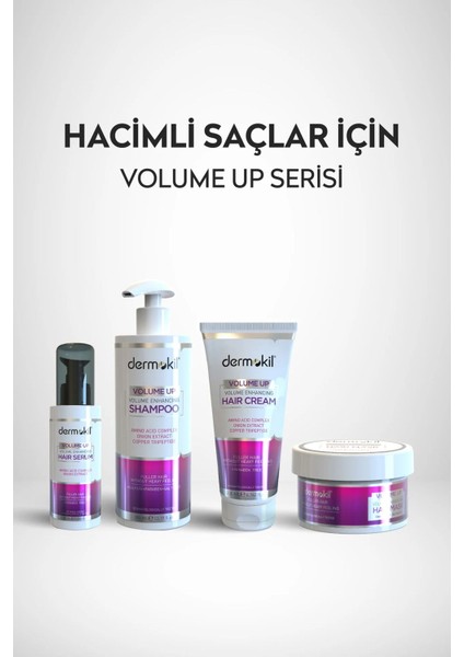 Hacim Veren 4’lü Set Şampuan/saç Maskesi/saç Serumu/saç Kremi