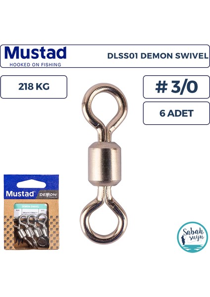 Demon DLSS01 Fırdöndü #3/0 218KG (6 Adet)