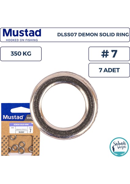 Demon DLSS07 Solid Ring Halka #7 350KG (7 Adet)