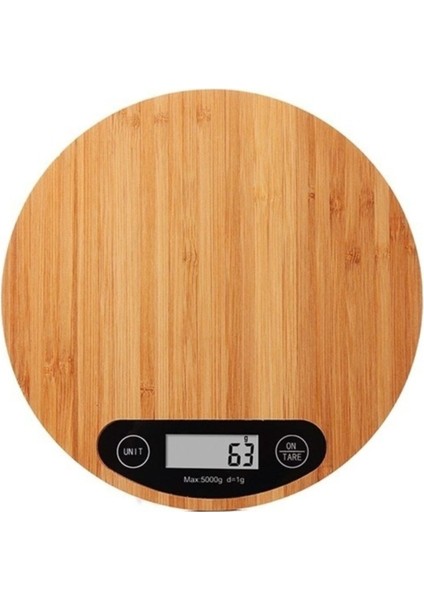 Bambu Dijital Mutfak Tartısı, Hassas ve Şık Yuvarlak Tasarım fiyatları