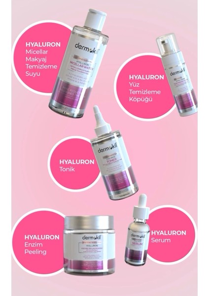 Hyaluron Cilt Aydınlatıcı ve Nemlendirici 5’li Avataj Set modelleri